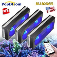 PopBloom 3PCS RL180 Reef LED Saltwater Aquarium Light 72inch for SPS LPS Corals picture