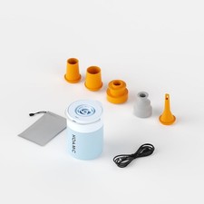 Portable Air Pump with Camping Light, Ultra-mini Pump with 1500mAh Battery Re... picture