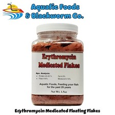 Erythromyciin Mediicated Fish Flakes, USA Made picture