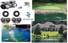 Professional 3/4hp Lake Pond Aeration KIT w/ 4-10