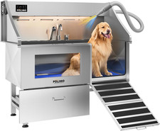 Dog Washing Station with Built-In Pet Dryer and LED Display 61