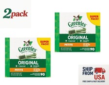 Greenies Original Petite Dental Dog Treats, 54 oz. Pack (90 Treats) x 2 Pack picture