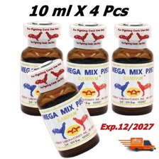 4X Poultry MEGA MIX PJ92 Supplement Nutritional Feed 10 ml+Tracking picture